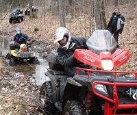 ATVs outdoors